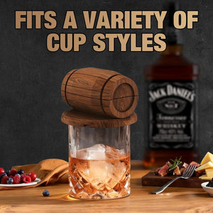 Whisky Smoker Set mit Brenner, Cocktail Smoker für Old Fashioned, Bourbon & Whisky, Rauchinfuser für Getränke, Geschenk für Männer, Ehemann, Papa, Ohne Butangas